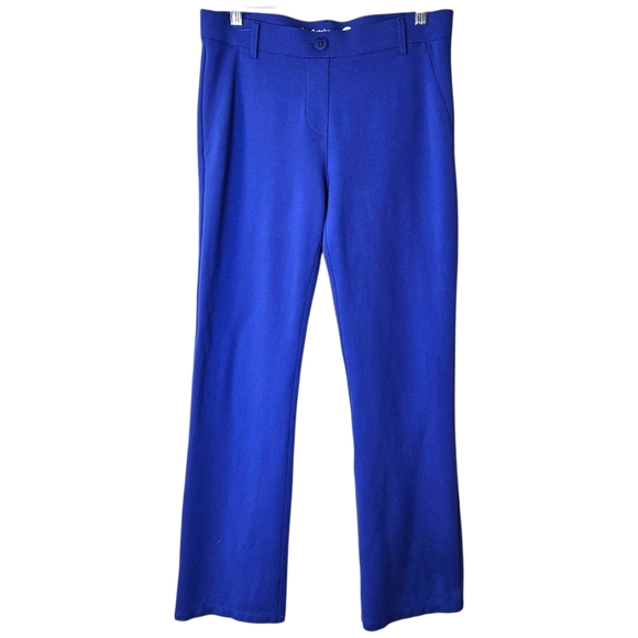 Betabrand Classic Dress Yoga Pants Womens MP Royal Blue  Straight Leg Pull-on - Picture 2 of 9